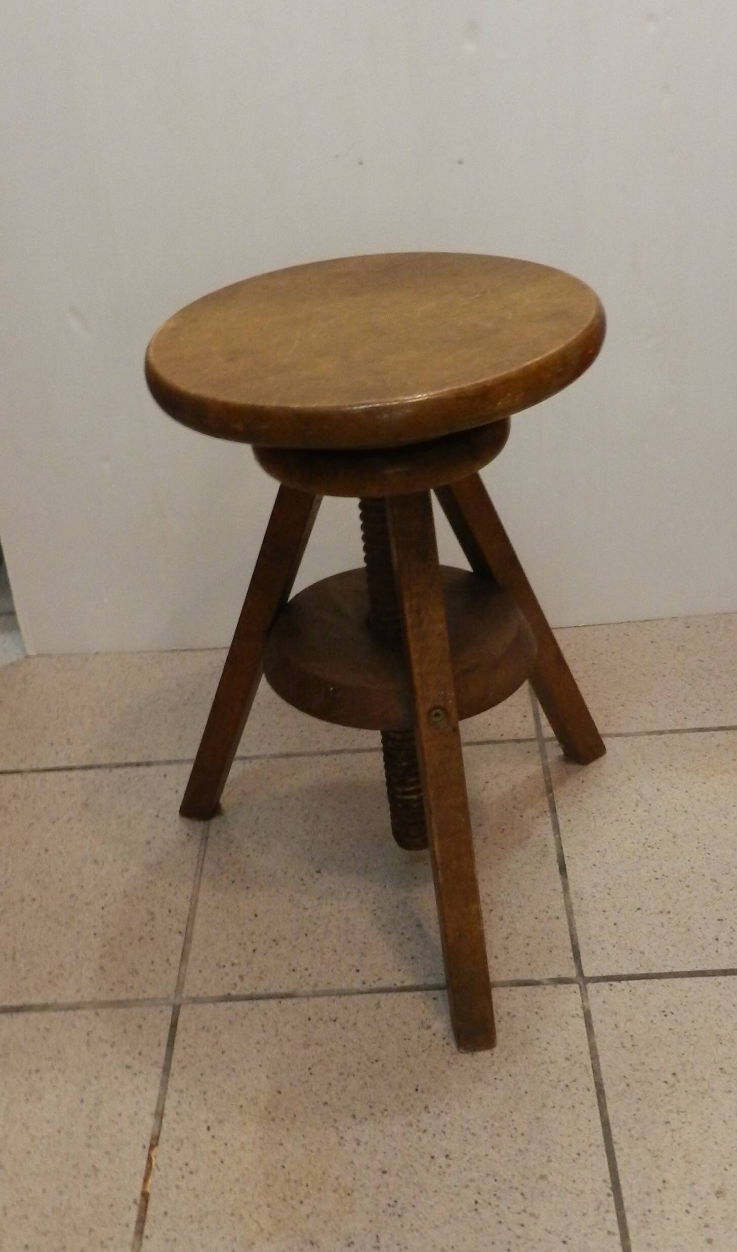 Vintage screw stool