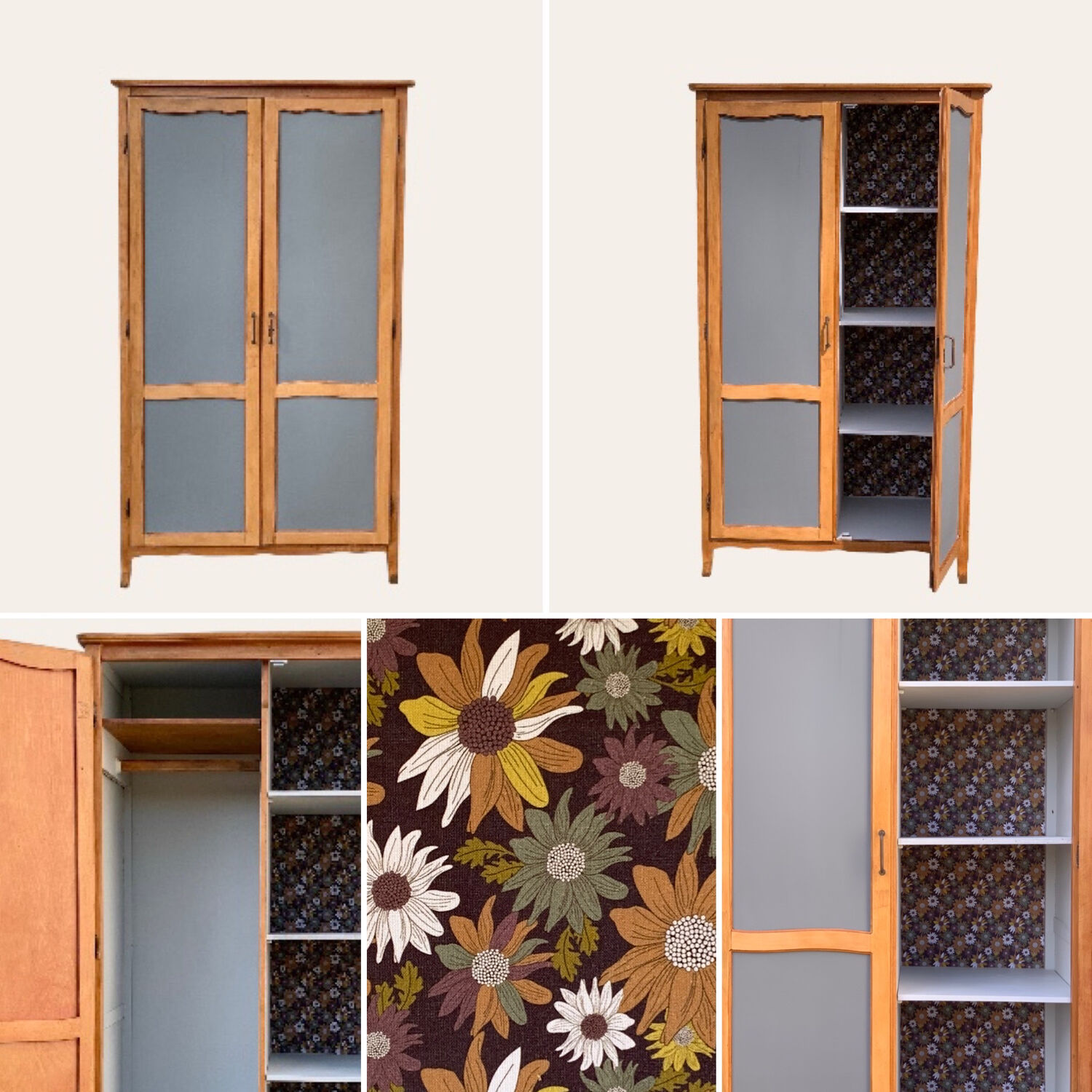 Vintage Parisian cabinet 1970s