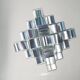 Cassiope Pendant Lamp by Max Sauze for Max Sauze Studio, France, 1969
