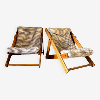 Paire de fauteuils Kon Tiki par Gillis Lundgren pour Ikea