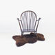 Grandfather wooden chair by Ercol 1978