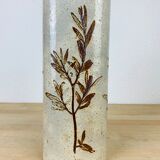 Herbarium vase by Raymonde Leduc in Vallauris 25 cm