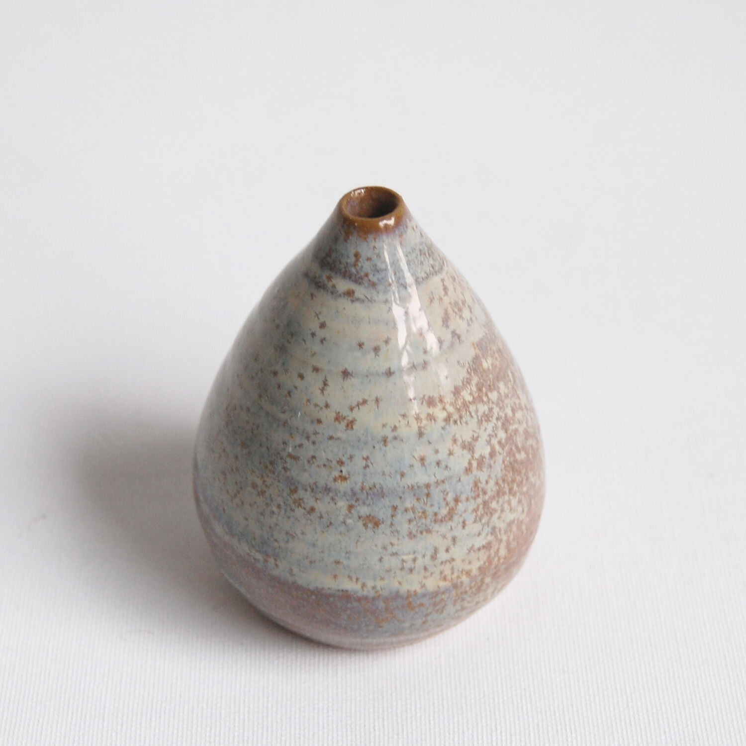 Miniature drop-shaped soliflore vase by Antonio Lampecco