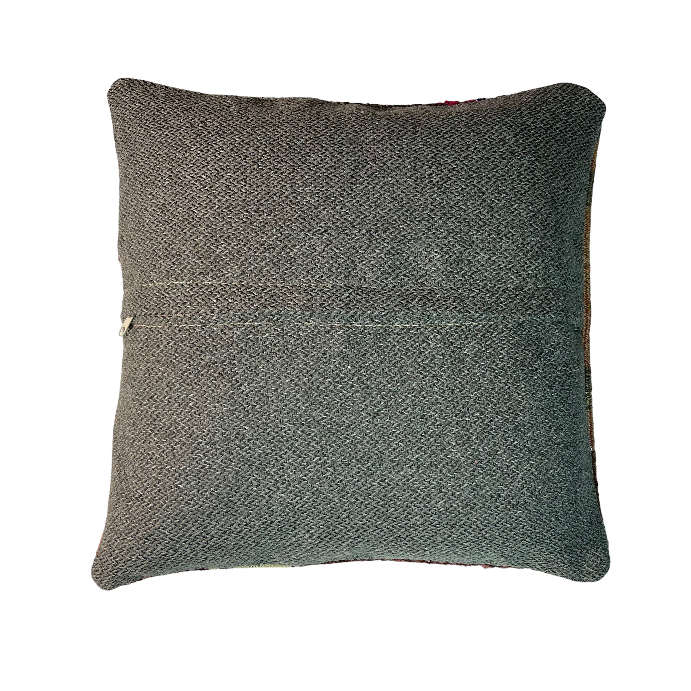 Housse de coussin kilim turc vintage, 40 x 40 cm