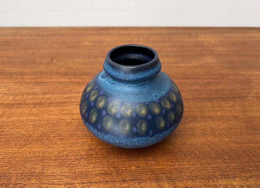 Vintage German ceramic vase from the Viola series by KMK Keramik Manufaktur Kupfermühle, 1970s.