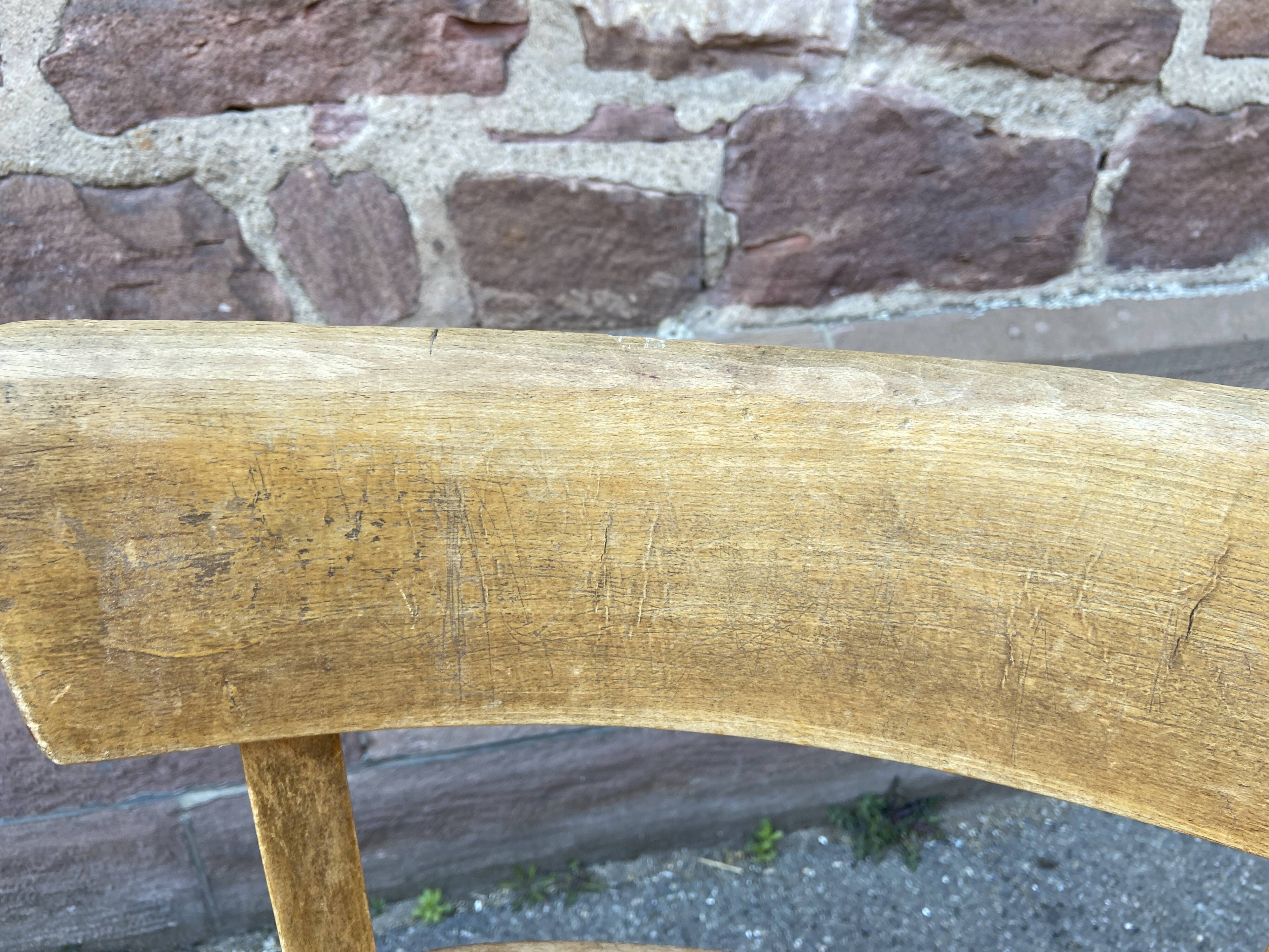 Pair of chairs bistro baumann French bistro chair vintage