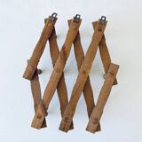 Ancien porte manteau mural en bois