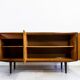 Vintage Walnut Sideboard By Lfm, Poland, 1970s