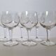 Set of 6 stemmed glasses