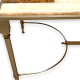 Coffee Table Hollywood Regency Italian Marble
