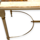 Coffee Table Hollywood Regency Italian Marble