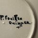 Henriot Quimper - bowl and its saucer