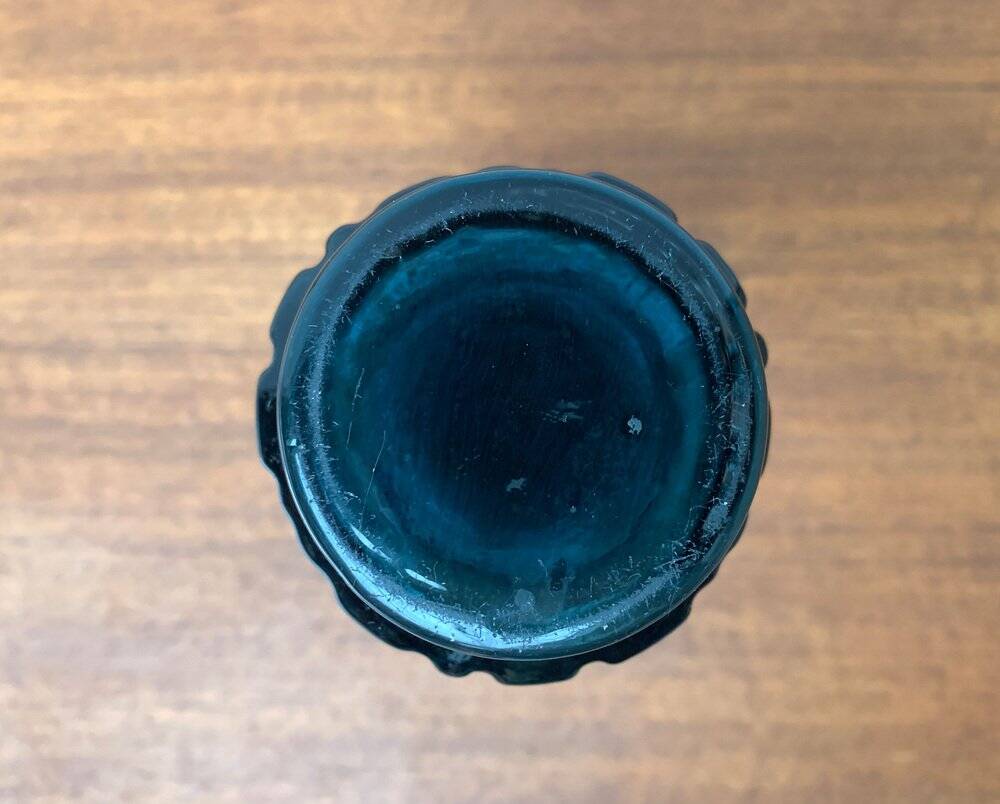 Brutalist Glass Bulb Vase Mid-Century Model F231 by Emil Funke for Gral