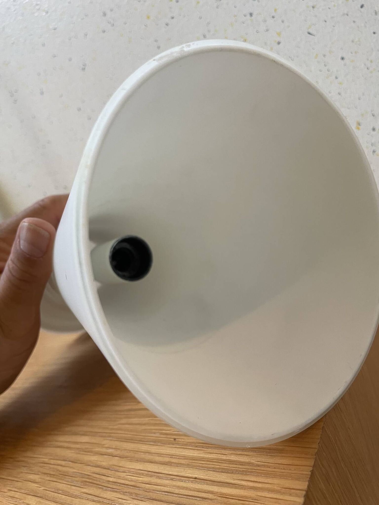 Lampe à poser en opaline Art déco
