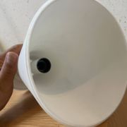 Lampe à poser en opaline Art déco