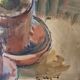 Oil on canvas "the hyacinths"