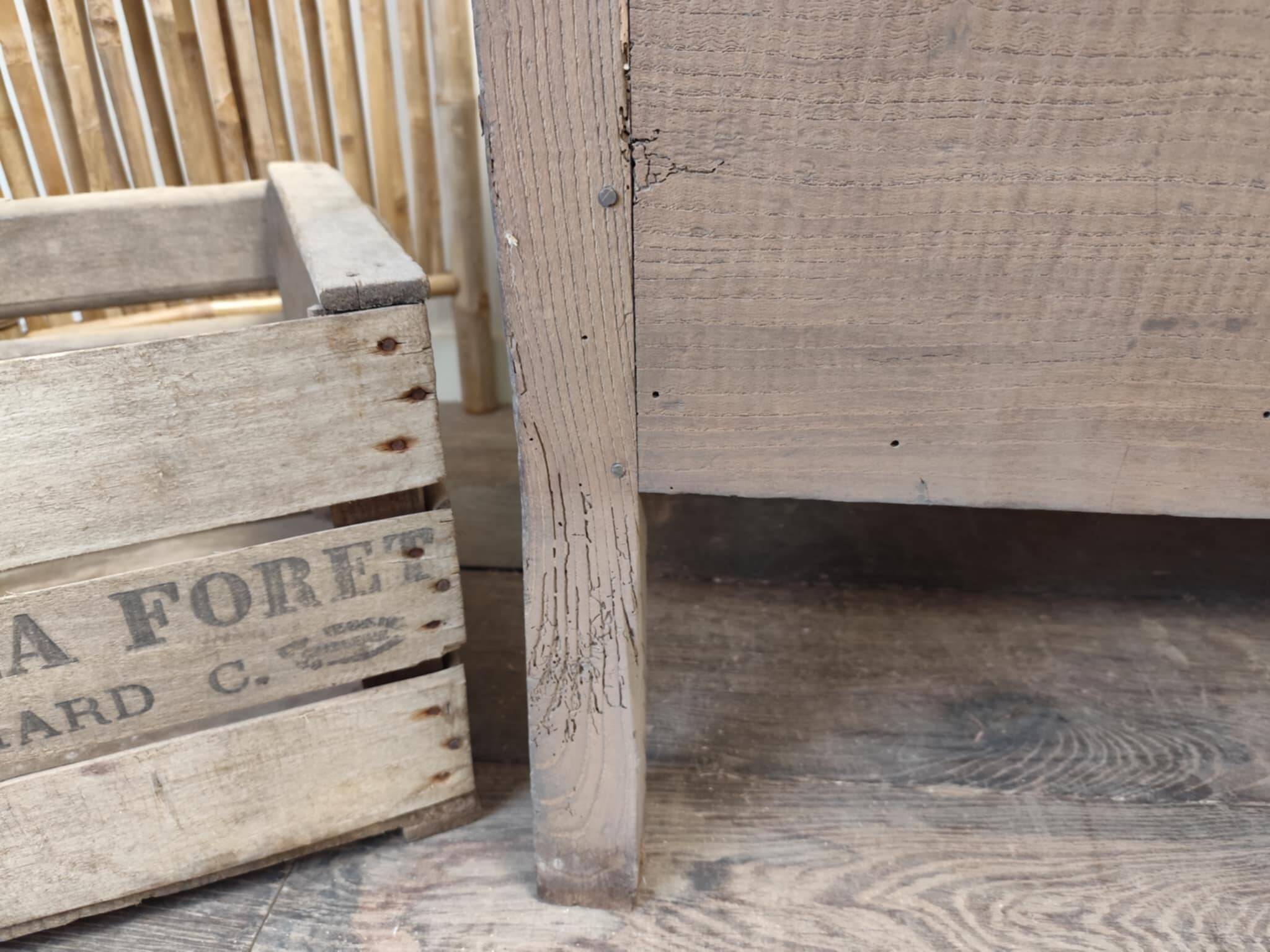 Chest, bench, kneading trough, trunk, solid oak