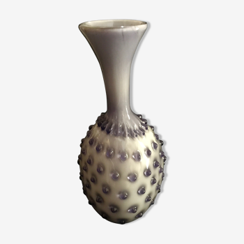 Vase Italian Empoli art glass mid-20th