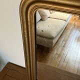 Gilded mirror, mercury glass - 62xH82cm