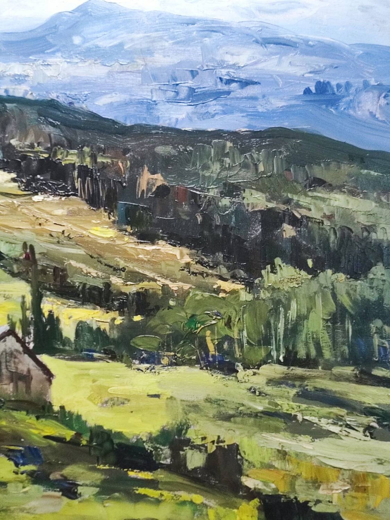 Peinture à l'huile - paysage