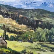 Peinture à l'huile - paysage