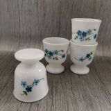 4 Arcopal Veronica egg cups
