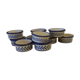 BELGIAN CERAMIC - 10 RAMEKINS POTTERY FROM THE DUNGEON - SARS-LA-BRUYÈRE