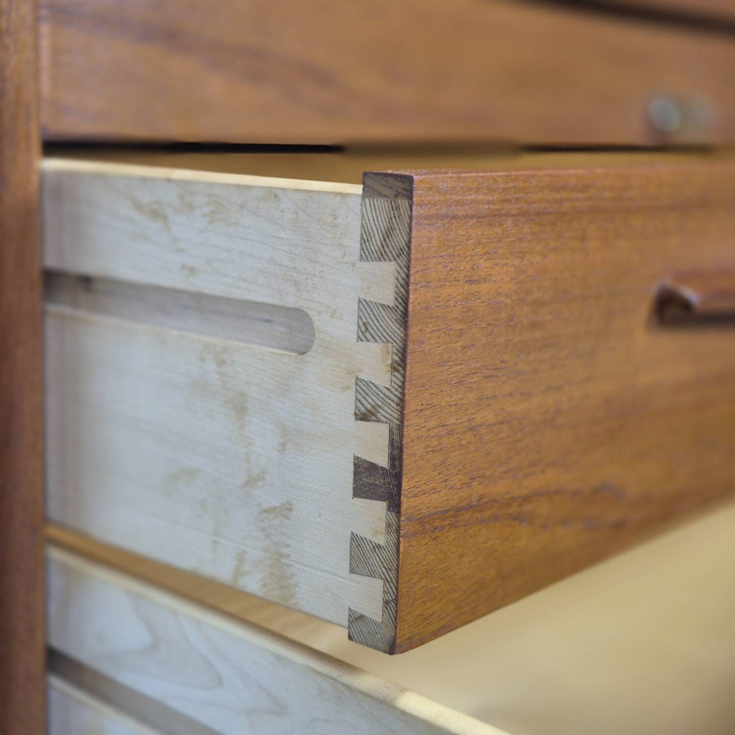 Bernhard Pedersen & Søn, secrétaire danois vintage, coiffeuse