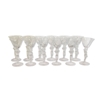 12 crystal wine glasses from bacchus