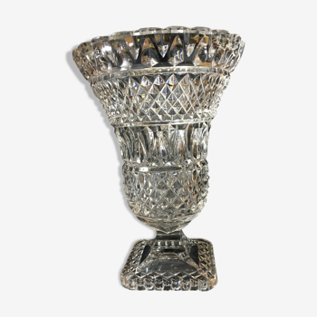 Vase Medicis foot shower crystal cut diamond tip