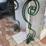 Marble ironwork console