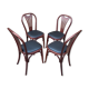4 Viennese wooden pram chairs from the 1980s