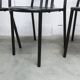 Set of 6 "202" model chairs by Robert Mallet Stevens 1980