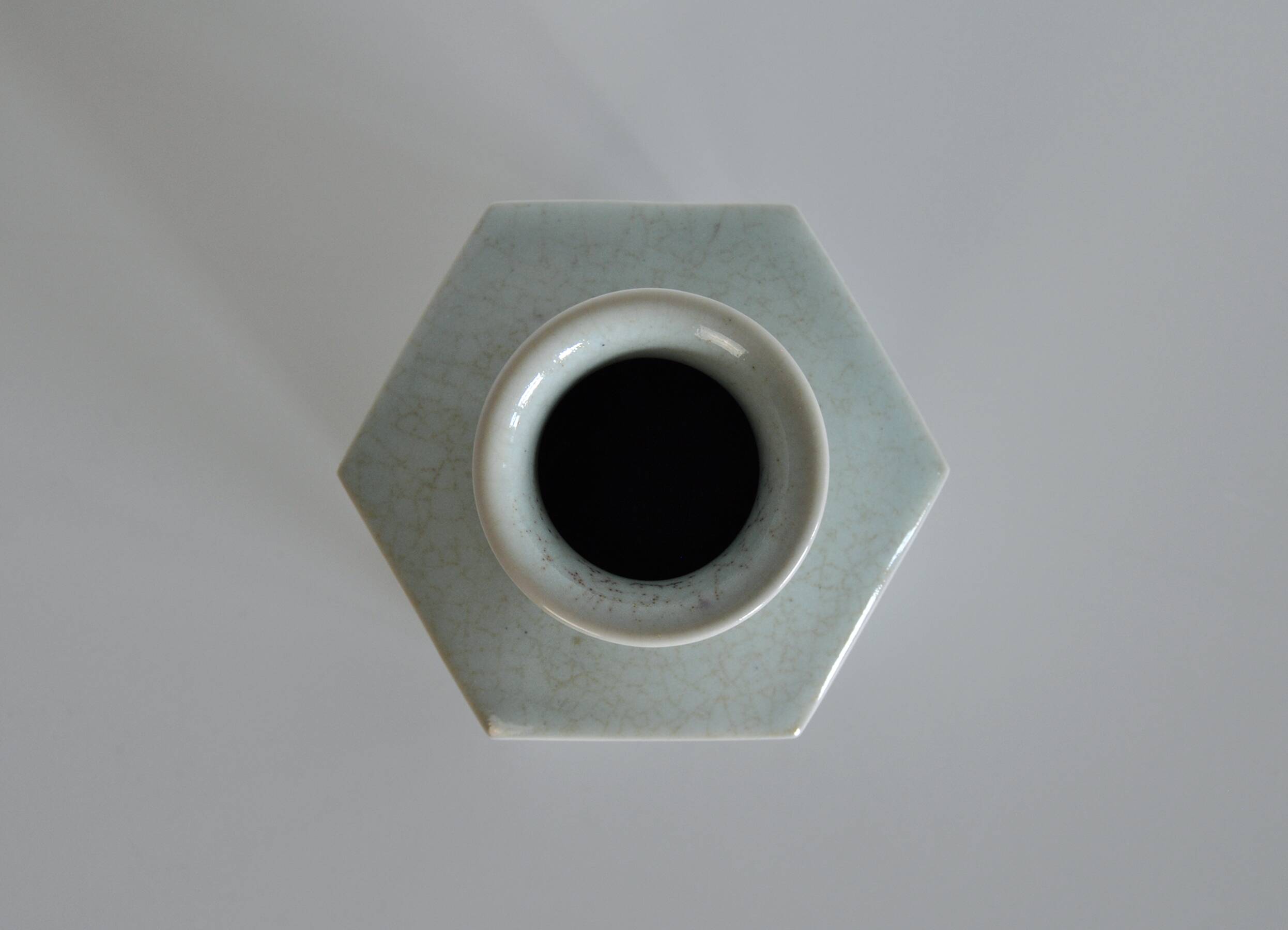 Mint Green Celadon Glazed Vase by Eslau, Denmark 1950-60s