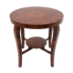 Table basse ronde art déco, pologne, milieu du 20ème siècle