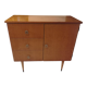 Old vintage Scandinavian chest of drawers 3 drawers and 1 compass foot holder