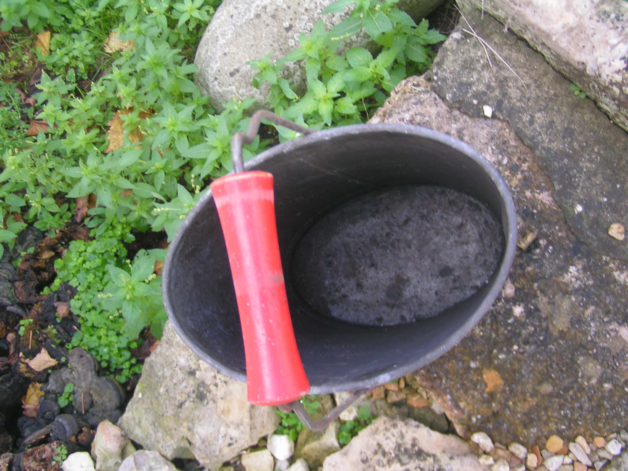 Zinc coal bucket