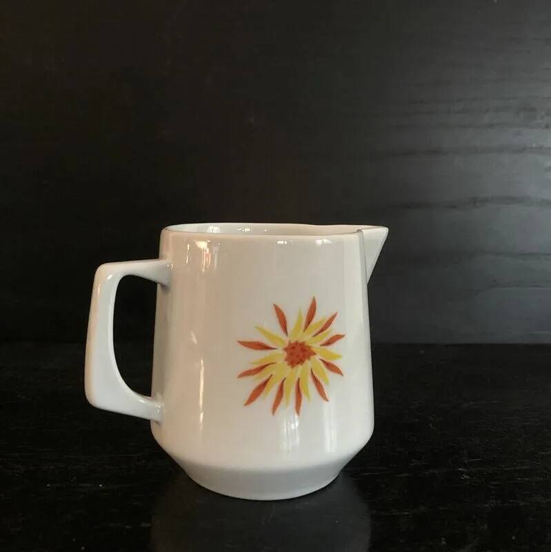 Vintage coffee pot and milk jug
