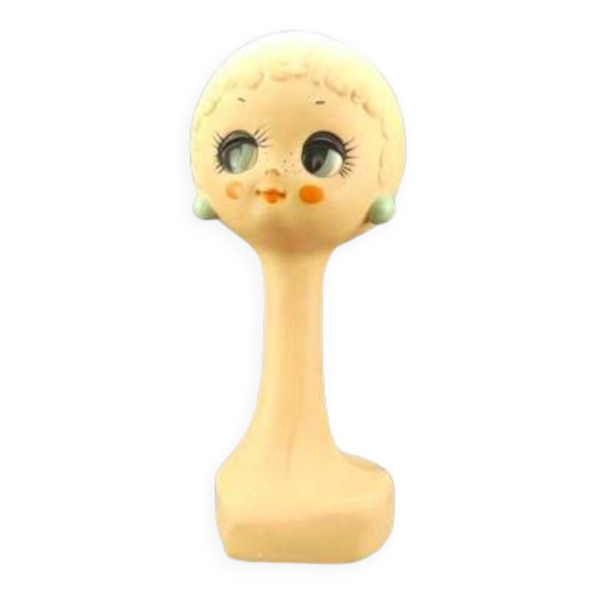Vintage TWIGGY hat head/marotte