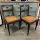 Paire de chaises de style Régence années 40