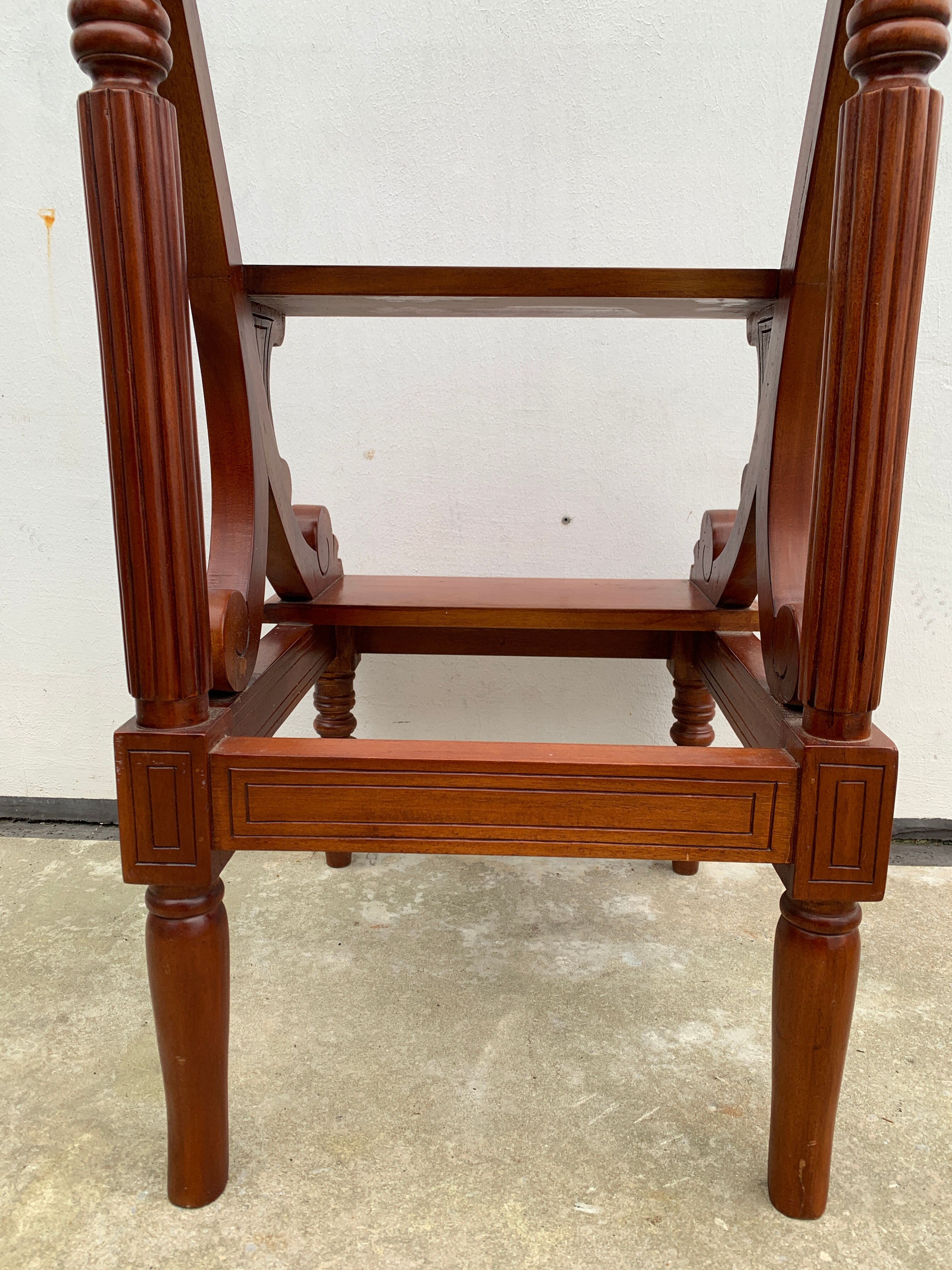 Escabeau anglais en bois XXème siècle