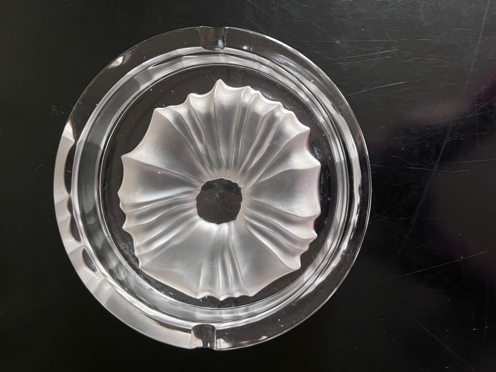 Cendrier en cristal Daum