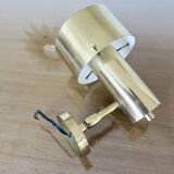 Jo Hammerborg wall lamp in brass, Denmark, 1970s.