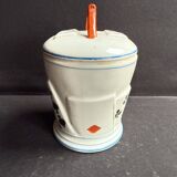 Tobacco pot – Polychrome porcelain
