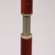 Temde teak and metal floor lamp with a new custom lampshade – 1960s elegance