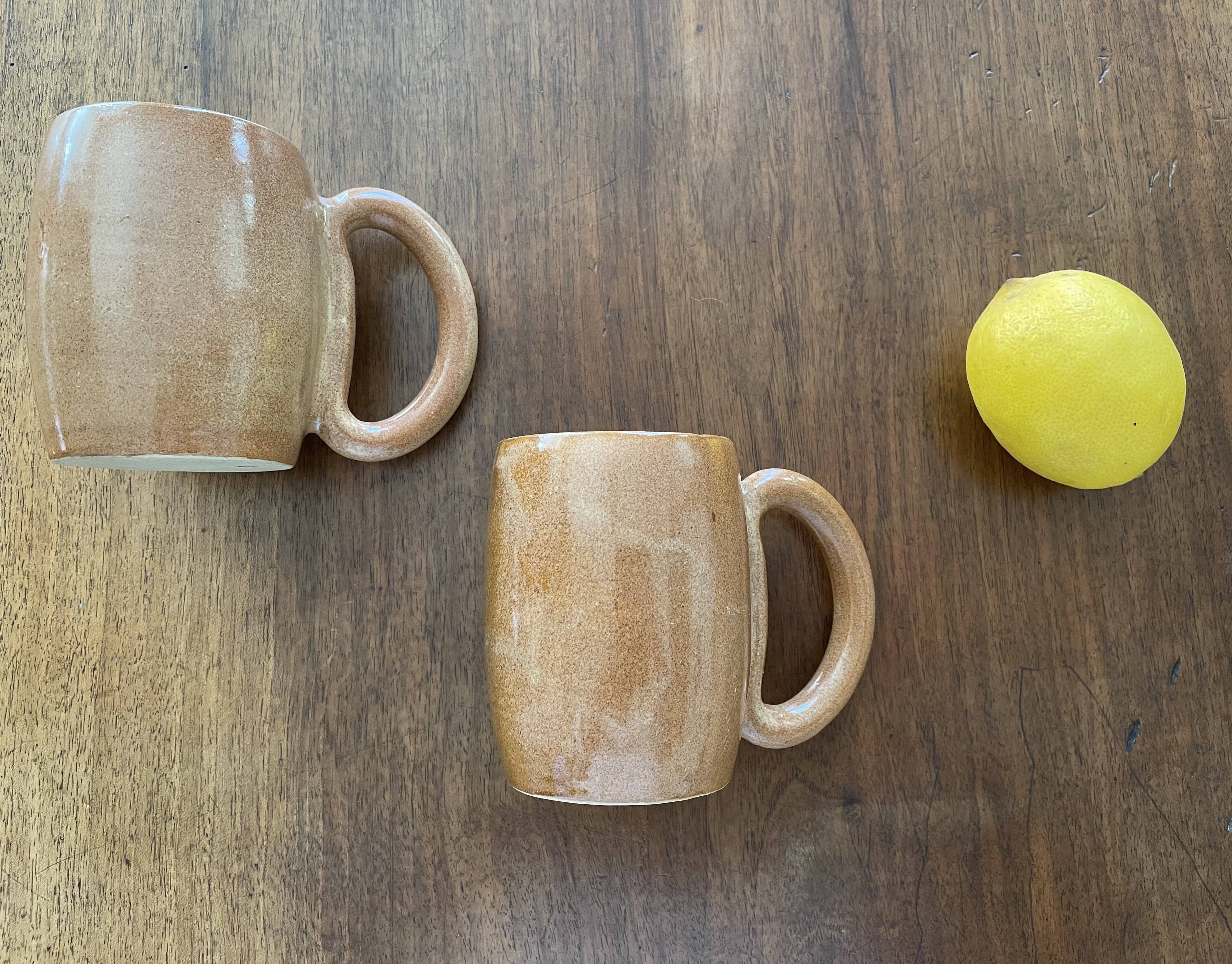 Sandstone mugs arts ceram grand fire