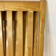 Vintage design solid wood scissor chairs from the 1970s