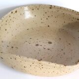 Pyrite stoneware dish