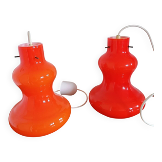 Pair of Massimo Vignelli pendant lights