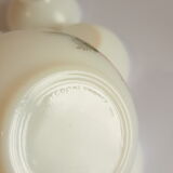 Set of 5 ramekins opaline Arcopal France roses 60s vintage